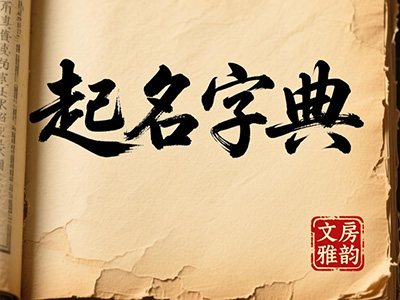起名字典
